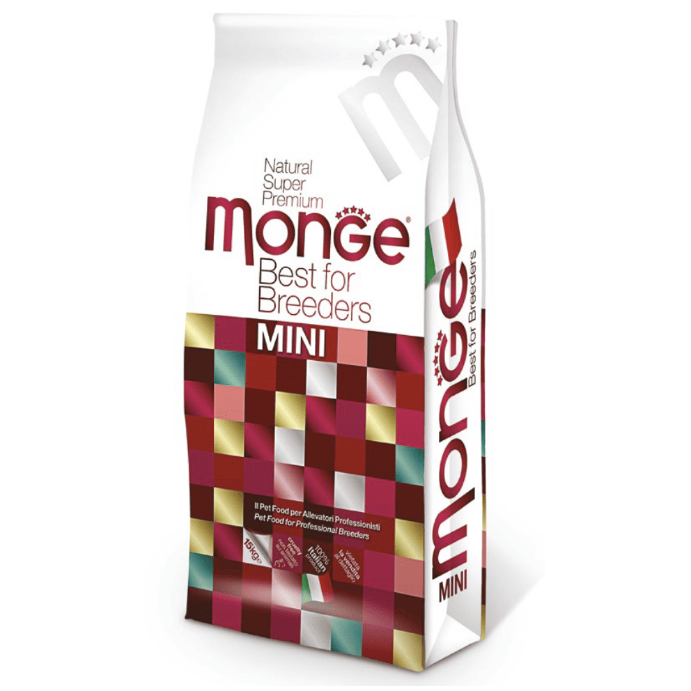 MONGE Natural Super Premium Mini Starter Pui cu Orez 15 kg | Hrana Uscata Superpremium pentru Catele Gestante, Lactante si Catelusi Talie Mica | Energie si Crestere Sanatoasa