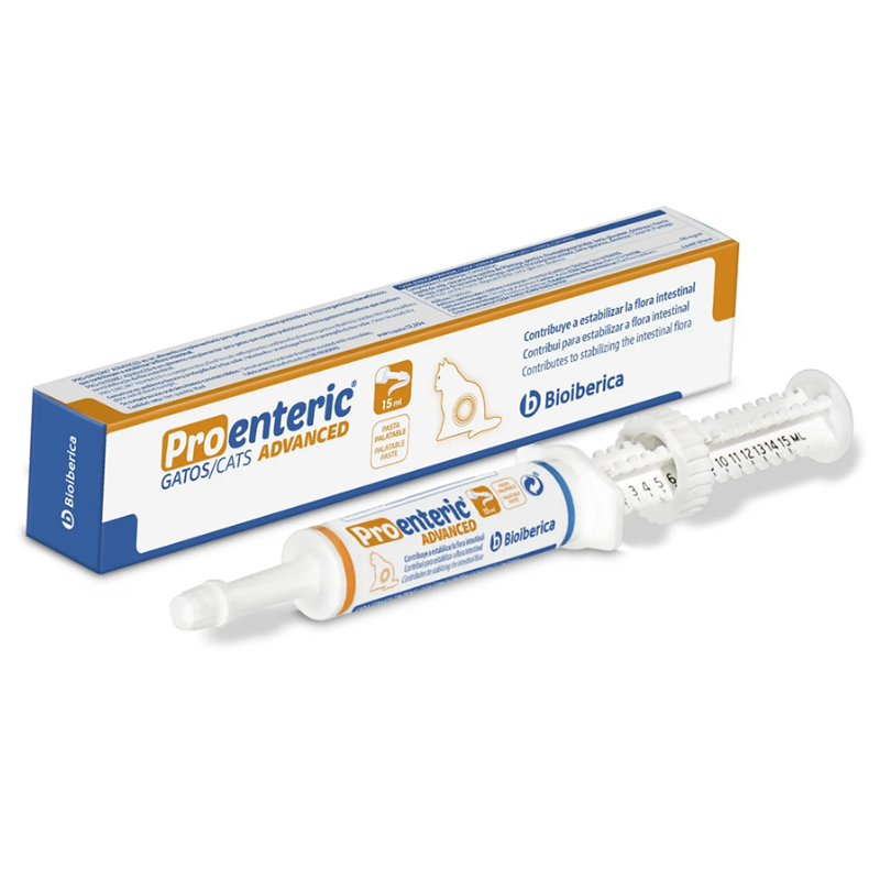 PRO-ENTERIC Advanced Cat 15 ml – Supliment Digestiv pentru Pisici, Stabilizarea Florei Intestinale și Confort Digestiv