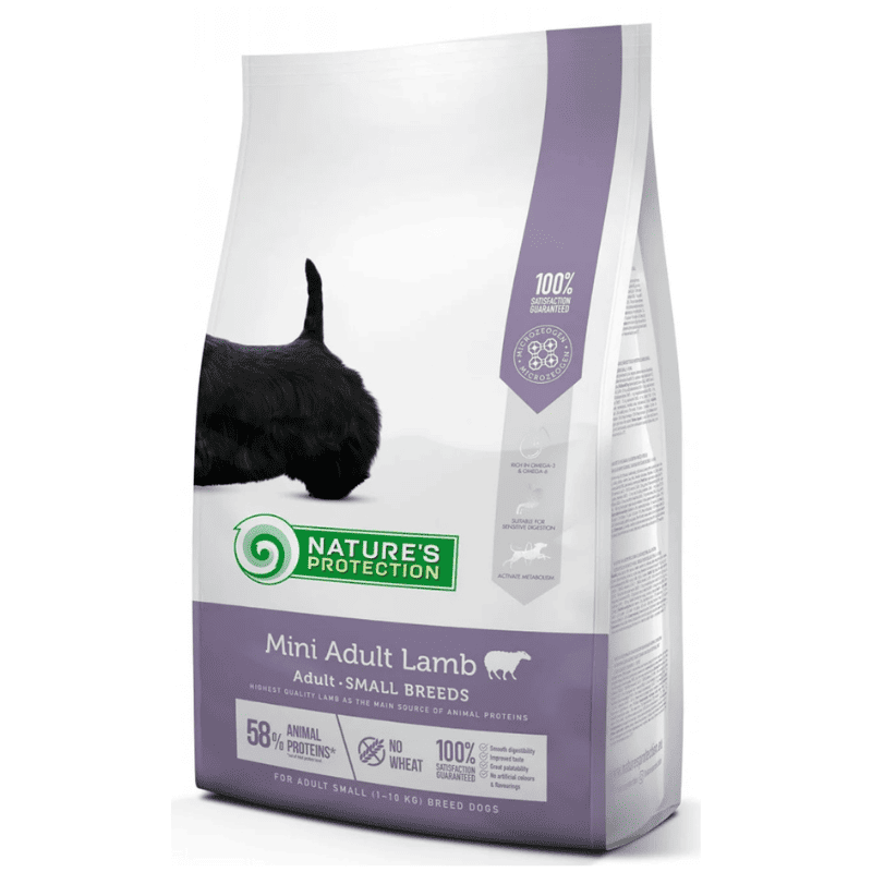 NATURE'S PROTECTION Adult Small Breed Dogs cu Miel 7.5 kg | Hrana Uscata Super Premium pentru Caini Adulti de Talie Mica