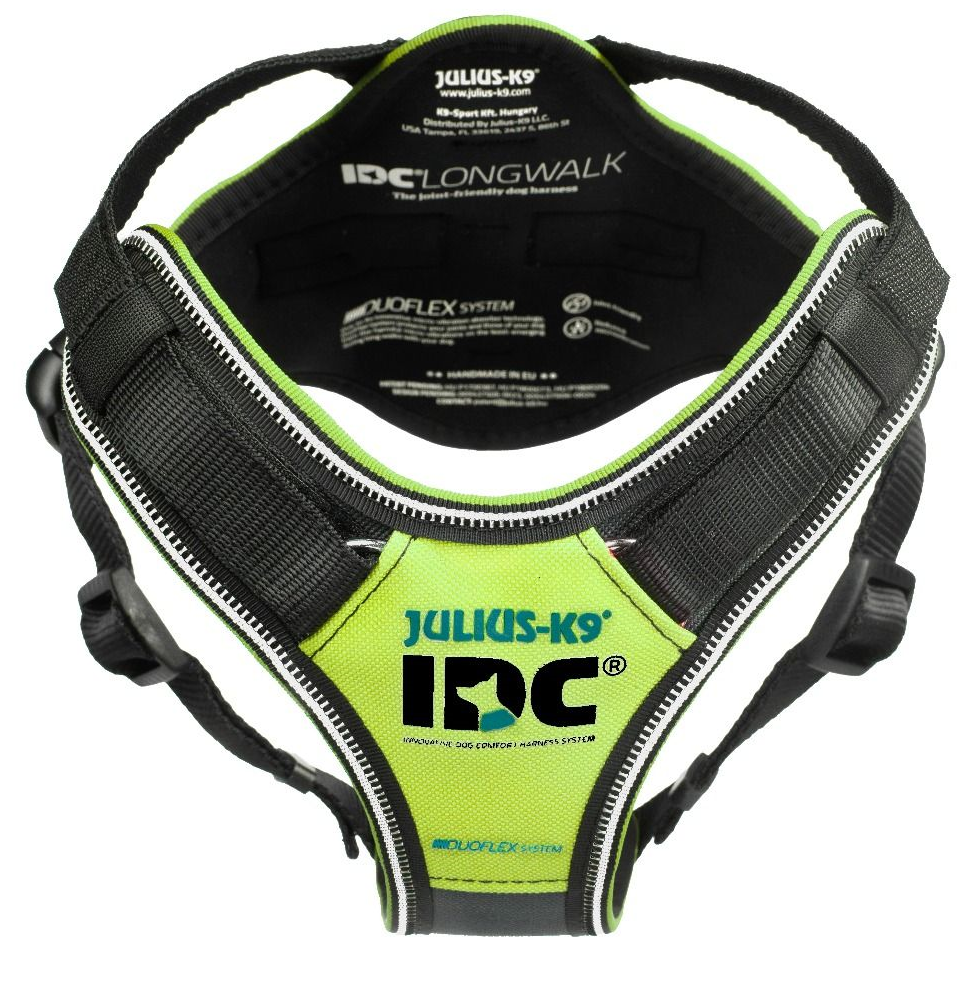 JULIUS K9 IDC Longwalk, Ham Pentru Caini, Neon, Marimea L | 18-25kg