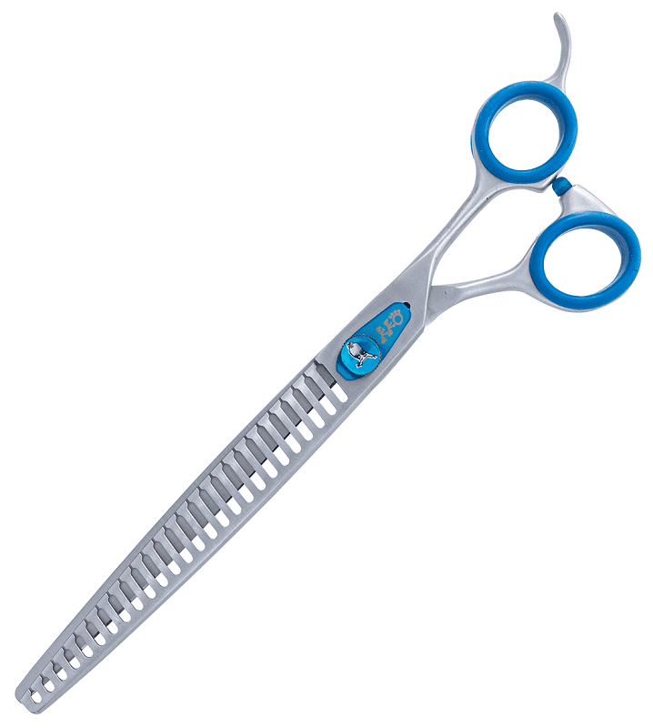 GROOM PROFESSIONAL Kc8026F Blue Quartz 8 Inch 26T Chunker | Foarfecă Profesională Chunker 20 cm si 26 Dinti pentru Grooming Câini și Pisici