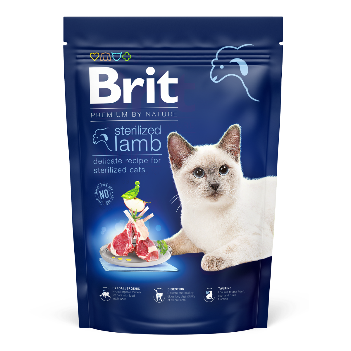 BRIT PREMIUM By Nature Cat Adult Sterilized , Miel, Hrana Uscata Pisica Sterilizata, Protectia Aparatului Urinar | Digestie Optima, 300g