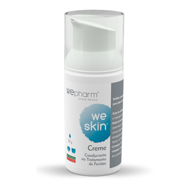 WePHARM WeSkin Cremă Cicatrizantă 30 g – Cremă Dermatologică pentru Câini și Pisici, Vindecarea, Protecția și Regenerarea Pielii Lezionate