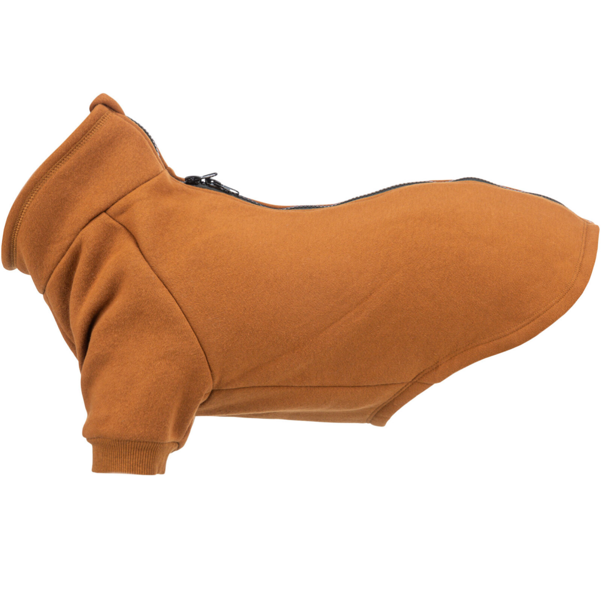 Hanorac Pentru Caini CityStyle AMSTERDAM, 100% Bumbac, Ruginiu, Marime S, Lungime Spate 36cm