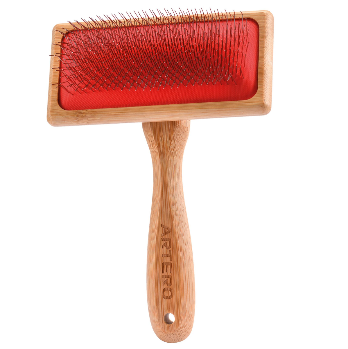 ARTERO NATURE COLLECTION Perie Slicker Profesionala, Pini Lungi Semiflexibili, Ideala Pentru Descalcirea Blanii Dense, 18cm