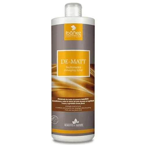 IBANEZ De-Matt Spray 1 L | Spray Profesional pentru Descurcarea Nodurilor si Blănii Încâlcite la Câini si Pisici