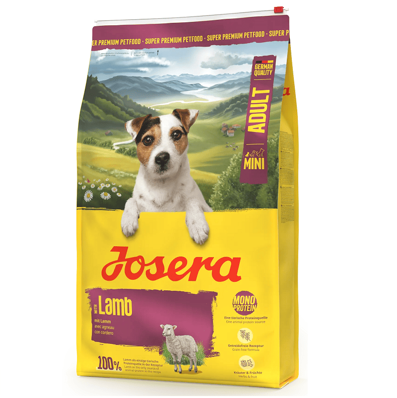 JOSERA Mini, cu Miel 10 kg | Hrana Uscata Monoproteica pentru Caini Adulti de Talie Mica | Fara Cereale, Crochete Mini
