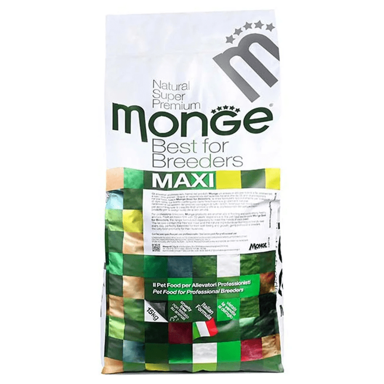 MONGE Best For Breeders Maxi, cu Pui, Hrana uscata Pentru Caini Adulti Talie Mare, 15kg