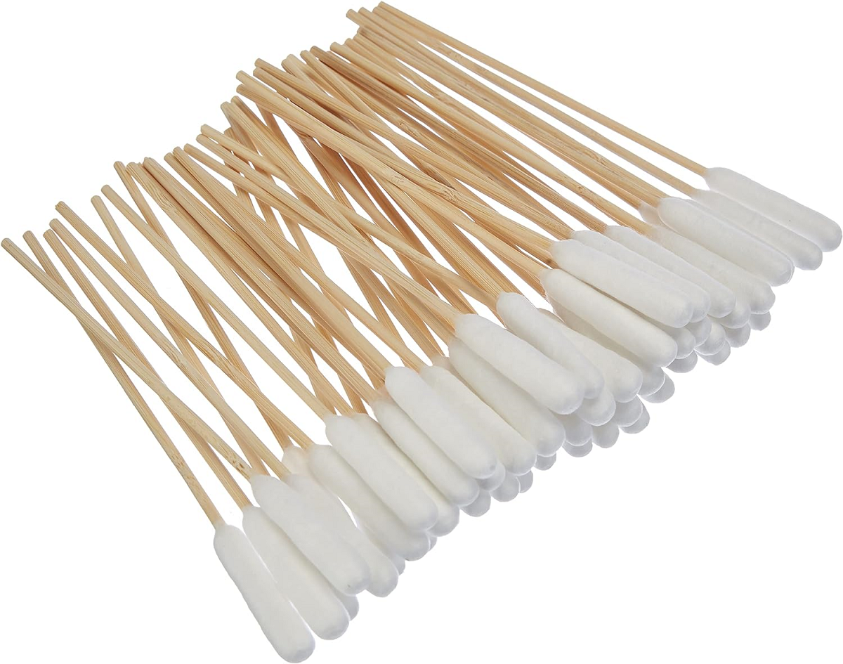BAMBOOSTICK Betisoare Igienice Pentru Curatarea Urechilor la Caini, Marime XL, 50buc