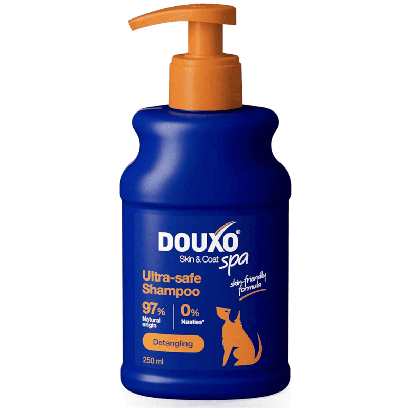 DOUXO SPA Ultra-Safe Dog Detangling Shampoo & Conditioner 250 ml | Sampon si Balsam 2 in 1 pentru Caini | Curatare Blana, Descalcire si Hidratare