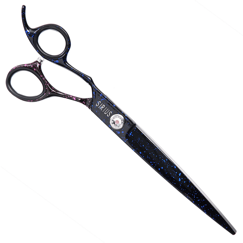 GROOM PROFESSIONAL Sirius 7,5"Left Handed Curved Scissor | Foarfecă Profesională Curbă 19 cm pentru Stângaci, Grooming Câini și Pisici