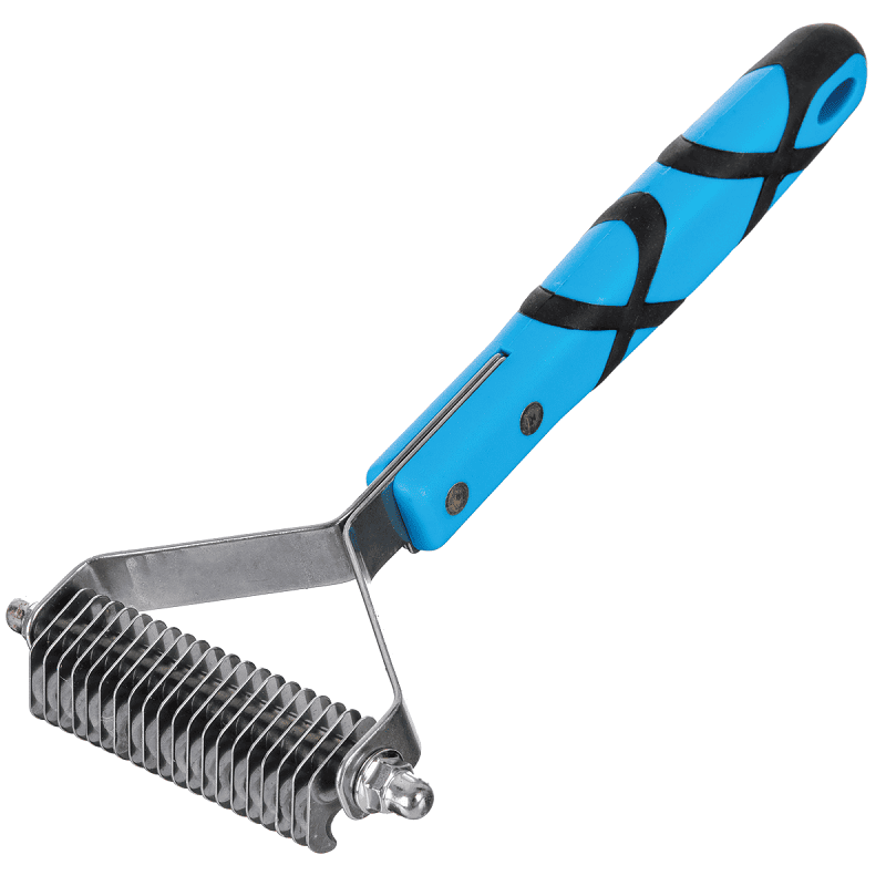GROOM PROFESSIONAL Coat Rake Wide 20 Tooth | Descâlcitor Profesional cu 20 Dinți pentru Câini de Talie Mare cu Blană Deasă