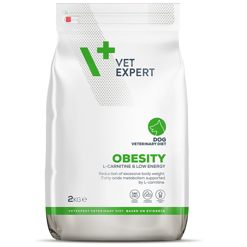 VETEXPERT 4T VETERINARY DIET Obesity, Hrana Uscata Caini Obezi, Managementul Greutatii, 300g