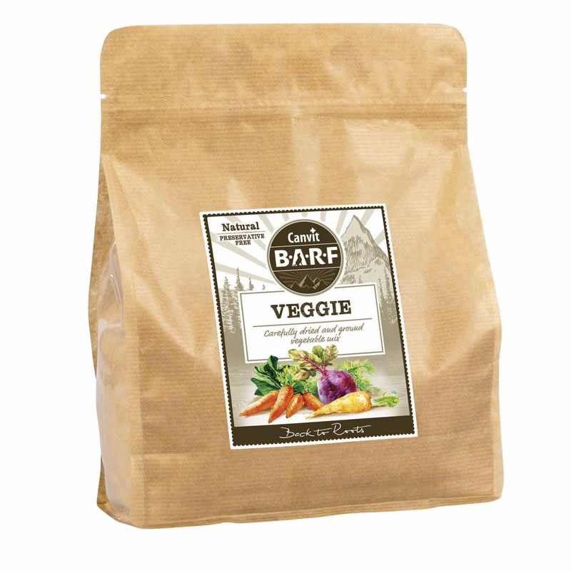 CANVIT BARF Veggie 800 g – Amestec Natural de Legume pentru Caini si Pisici, Fibre si Vitamine pentru Digestie si Vitalitate