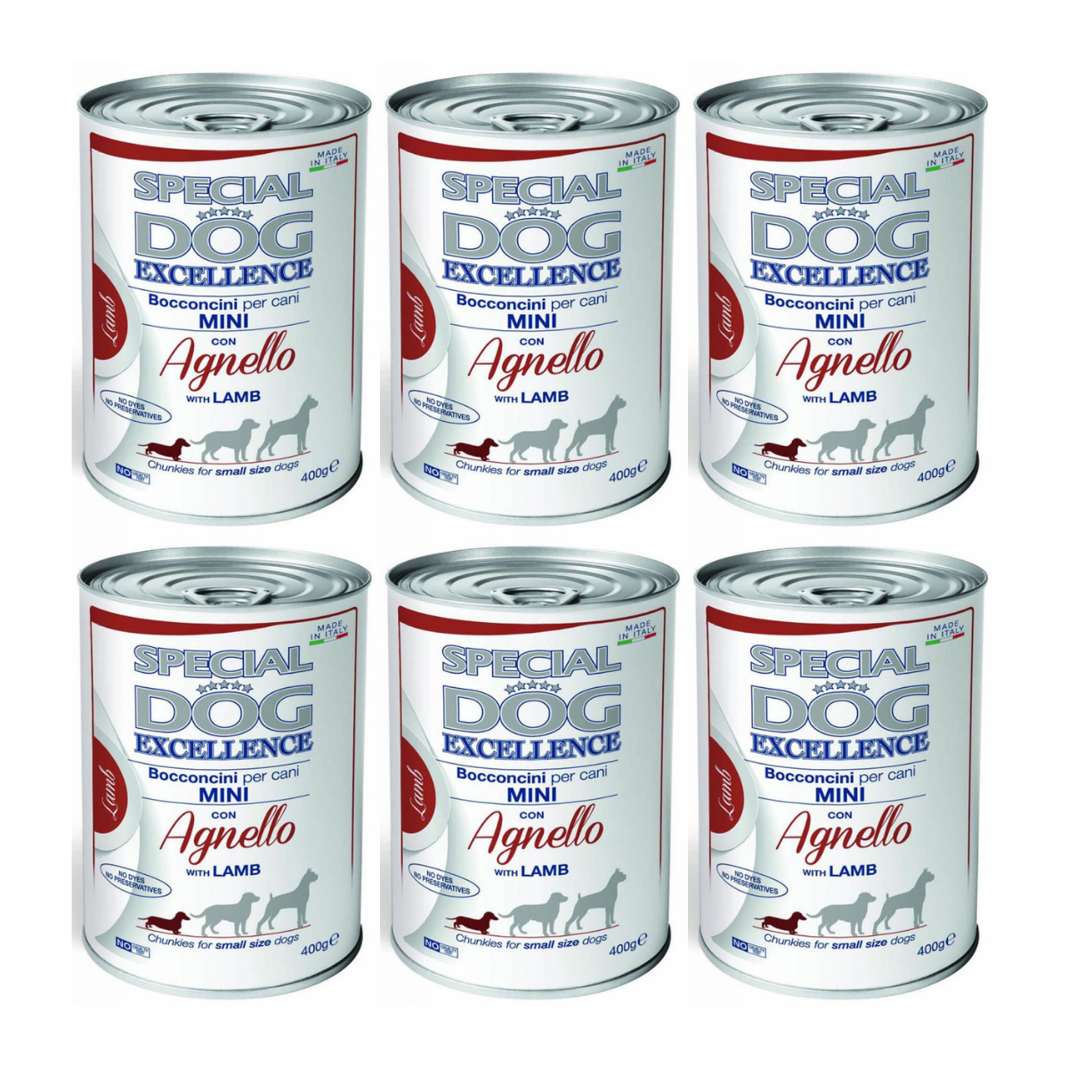 MONGE Special Dog Excellence Mini, cu Miel, Set Conserve Hrana Umeda Pentru Caini Talie Mica, 6x400g