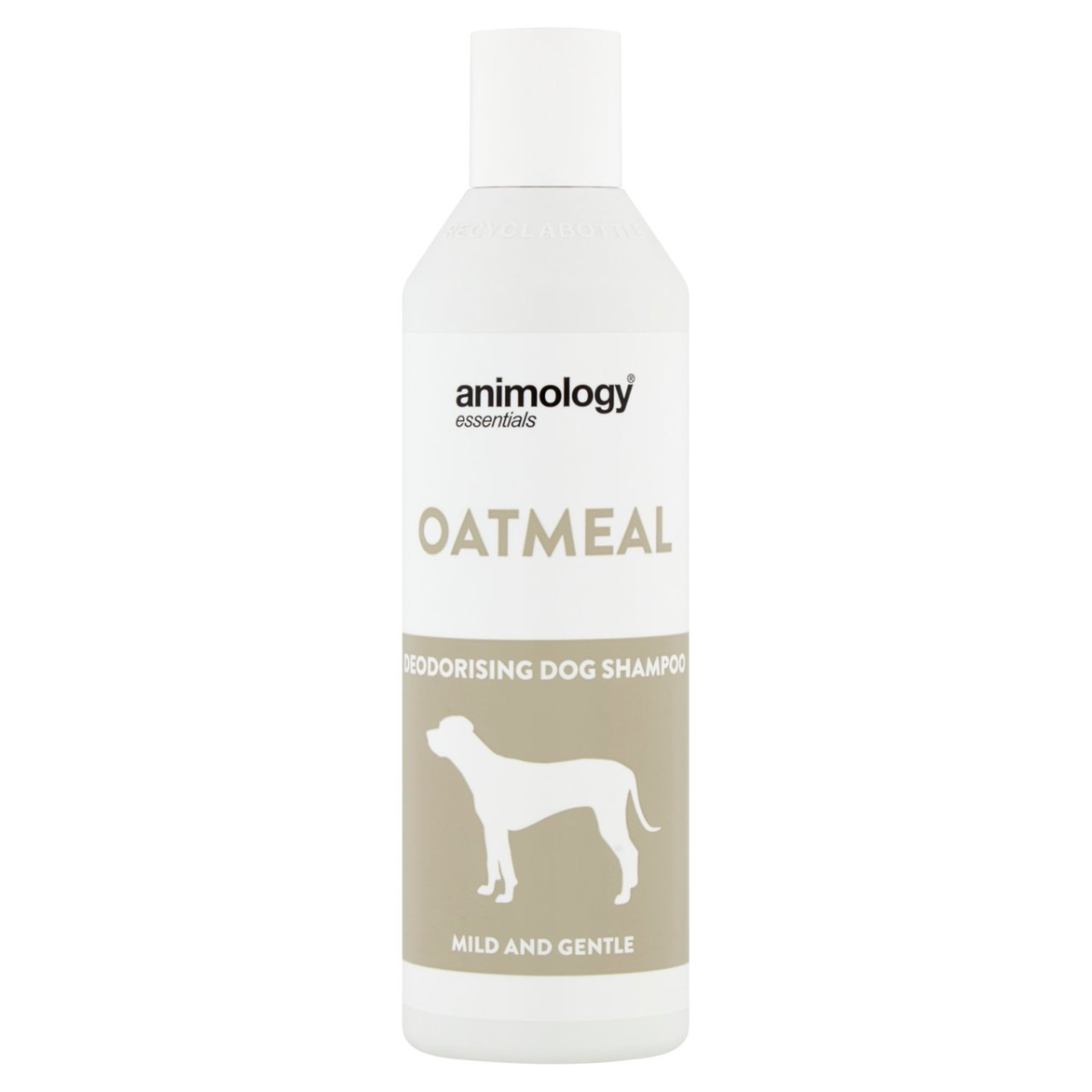 ANIMOLOGY Essentials Oatmeal, Sampon Deodorizant cu Fulgi de Ovaz, Pentru Caini cu Piele Sensibila si Orice Tip de Blana 250ml
