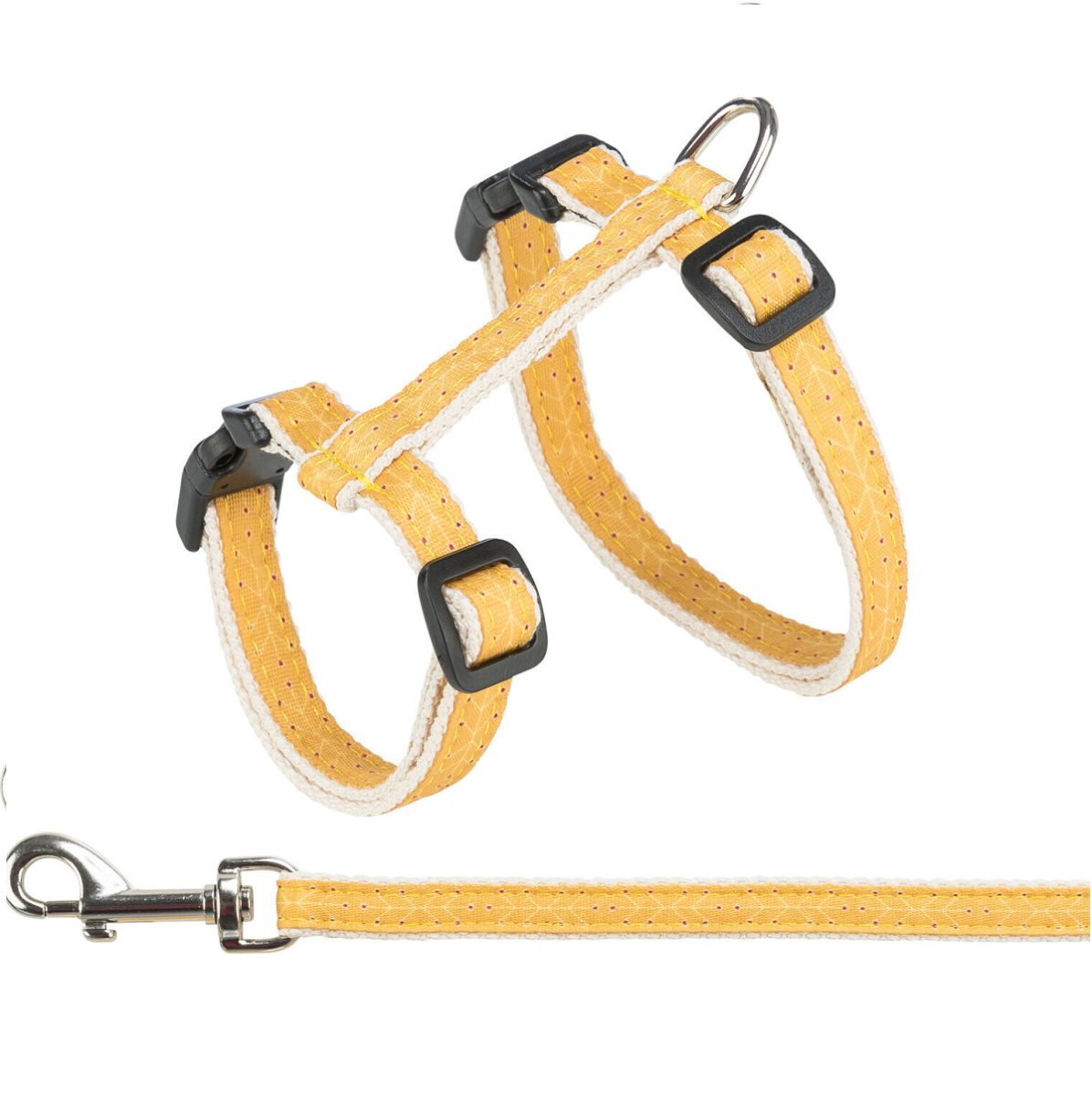 TRIXIE Set Lesa şi Ham Pisici Adulte, Ocru, 27-45cm | 1.2m