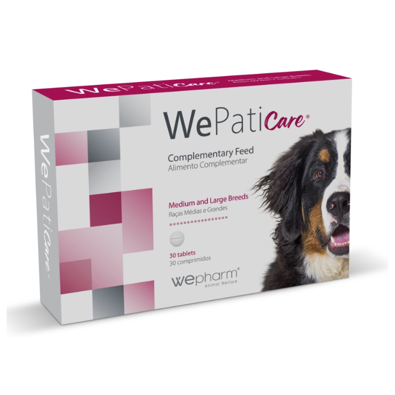 WePharm WePaticare Medium & Large Breed 30 Comprimate – Supliment pentru Sustinerea Functiei Hepatice la Caini de Talie Medie si Mare