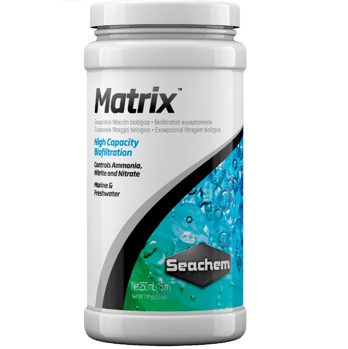 SEACHEM Matrix, Mediu Filtrant Biologic Pentru Acvarii, 250ml
