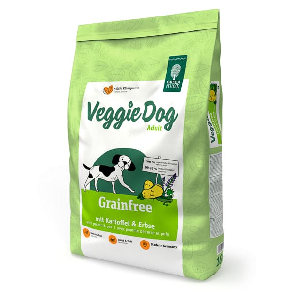 JOSERA VeggieDog Grain Free 5x900 g | Hrana Uscata Vegetariana pentru Caini Adulti | Fara Cereale, cu Cartofi si Mazare | Toleranta Excelenta, Energie Naturala si Digestie Usoara