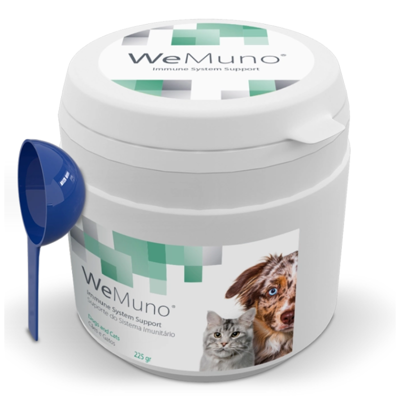 WePHARM WeMuno Pulbere 225 g – Supliment pentru Intarirea Sistemului Imunitar la Caini si Pisici