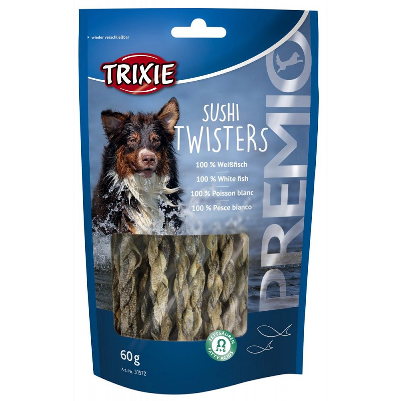 Recompensa Caini PREMIO Sushi Twisters, 60g