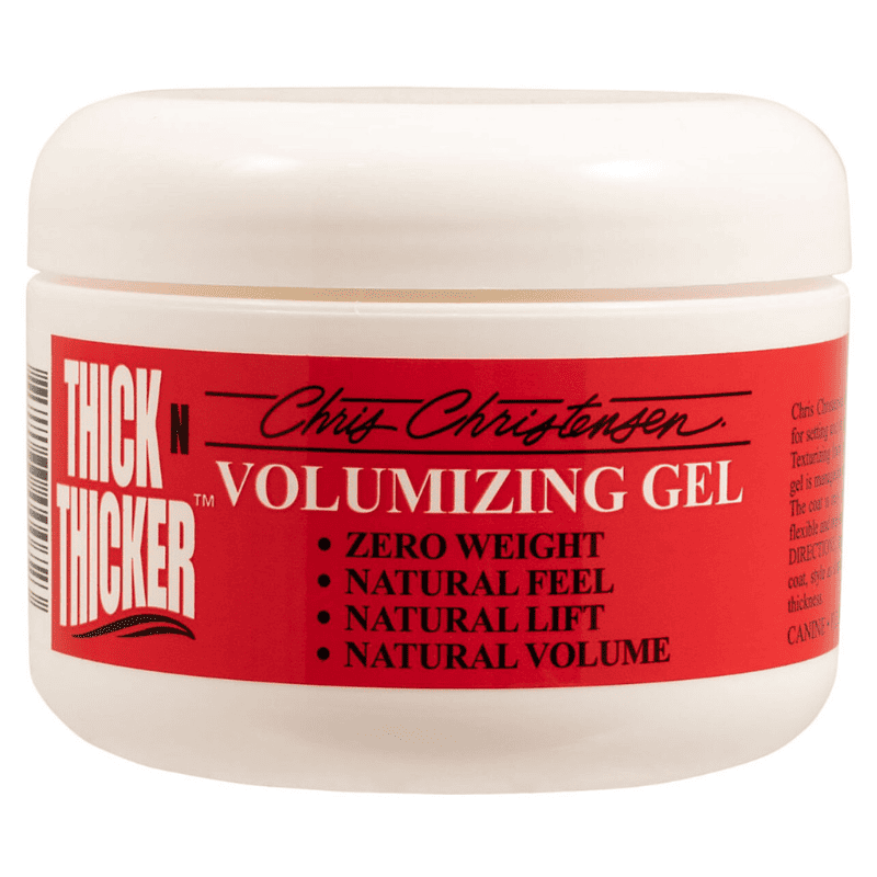 CHRIS CHRISTENSEN Systems Thick N Thicker Gel 227 ml | Gel Profesional Volumizator pentru Caini si Pisici | Styling, Textura si Control Total al Firelor de Par
