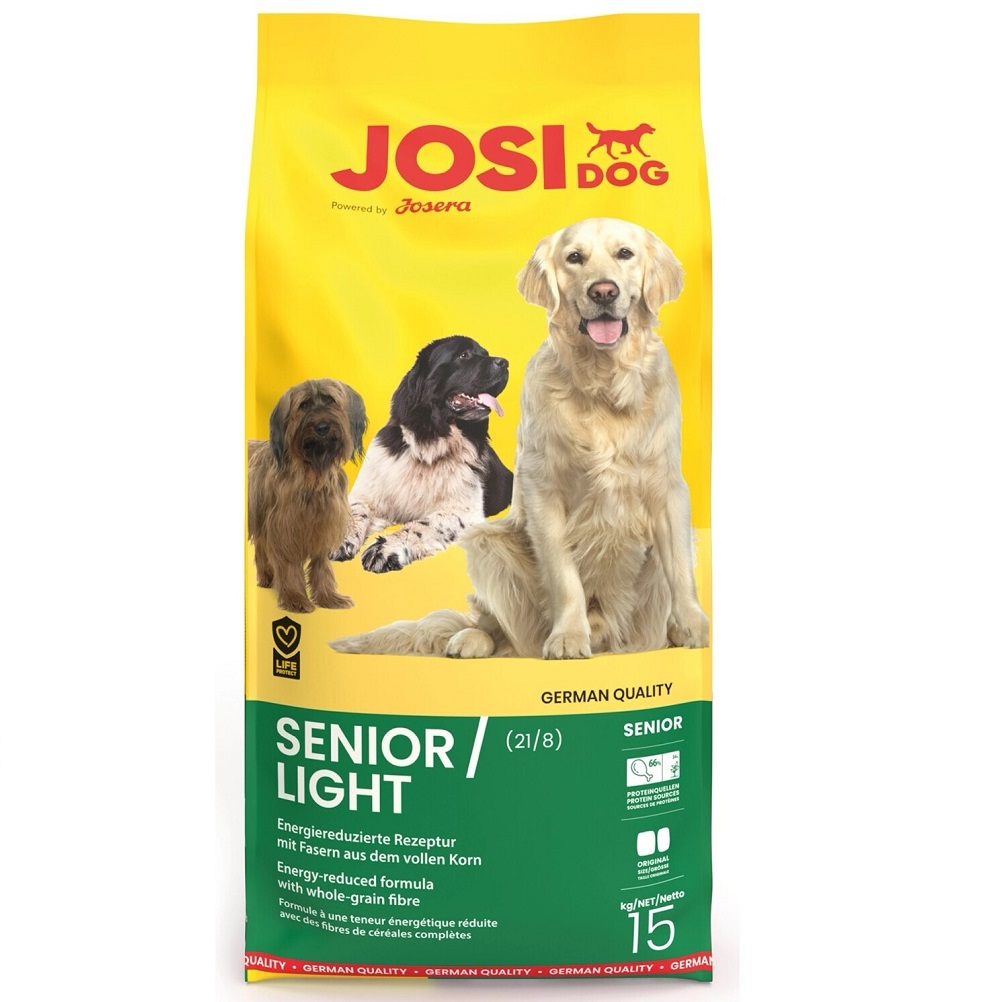 JOSIDOG Senior / Light – Hrană Uscată pentru Câini Seniori sau Adulti Supraponderali, 15 kg