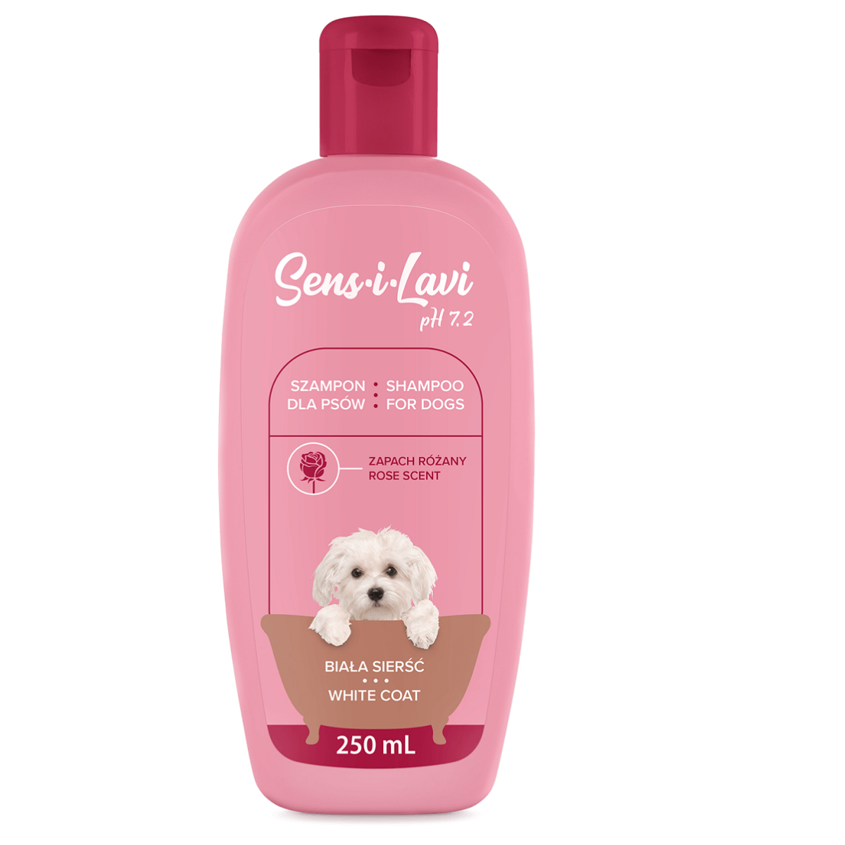 SENS-I-LAVI Sampon Pentru Caini cu Blana Alba, 250ml