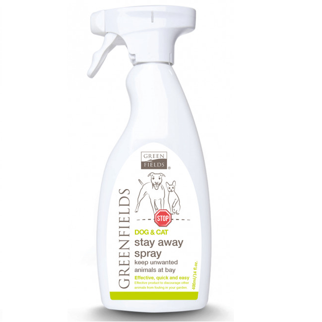 GREENFIELDS Stay Away, Spray Repelent Pentru Caini si Pisici, Utilizare Indoor si Outdoor 400ml