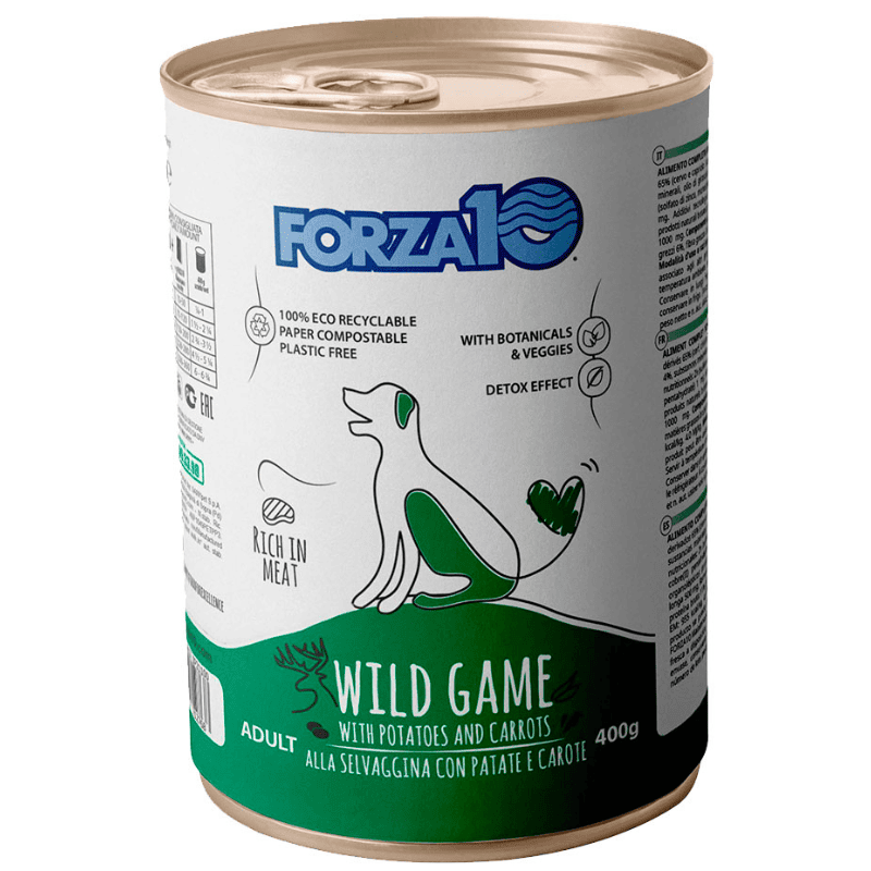 FORZA 10 Maintenance cu Vanat si Morcov, 400 g – Hrana Umeda Completa pentru Caini Adulti