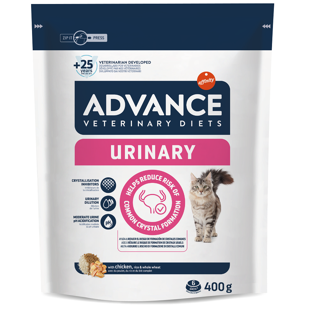 ADVANCE Veterinary Diets URINARY CARE, Hrana Uscata Pisici cu Boli ale Aparatului Urinar 400g