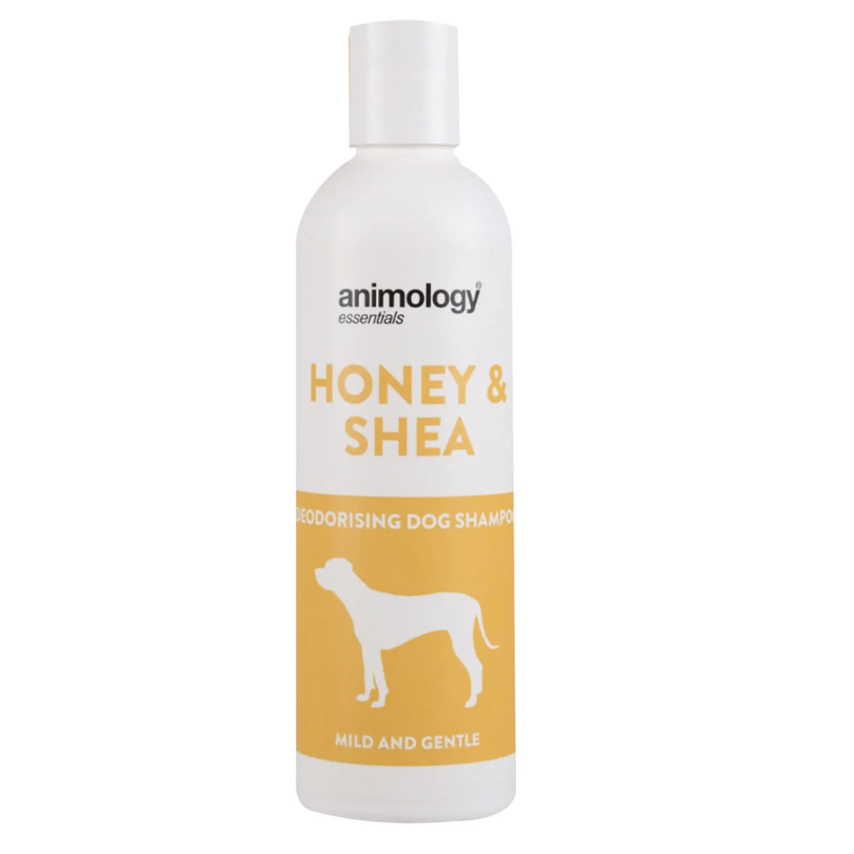 ANIMOLOGY Essentials Honey & Shea, Sampon Deodorizant cu Miere si Unt de Shea, Pentru Caini cu Orice Tip de Blana 250ml