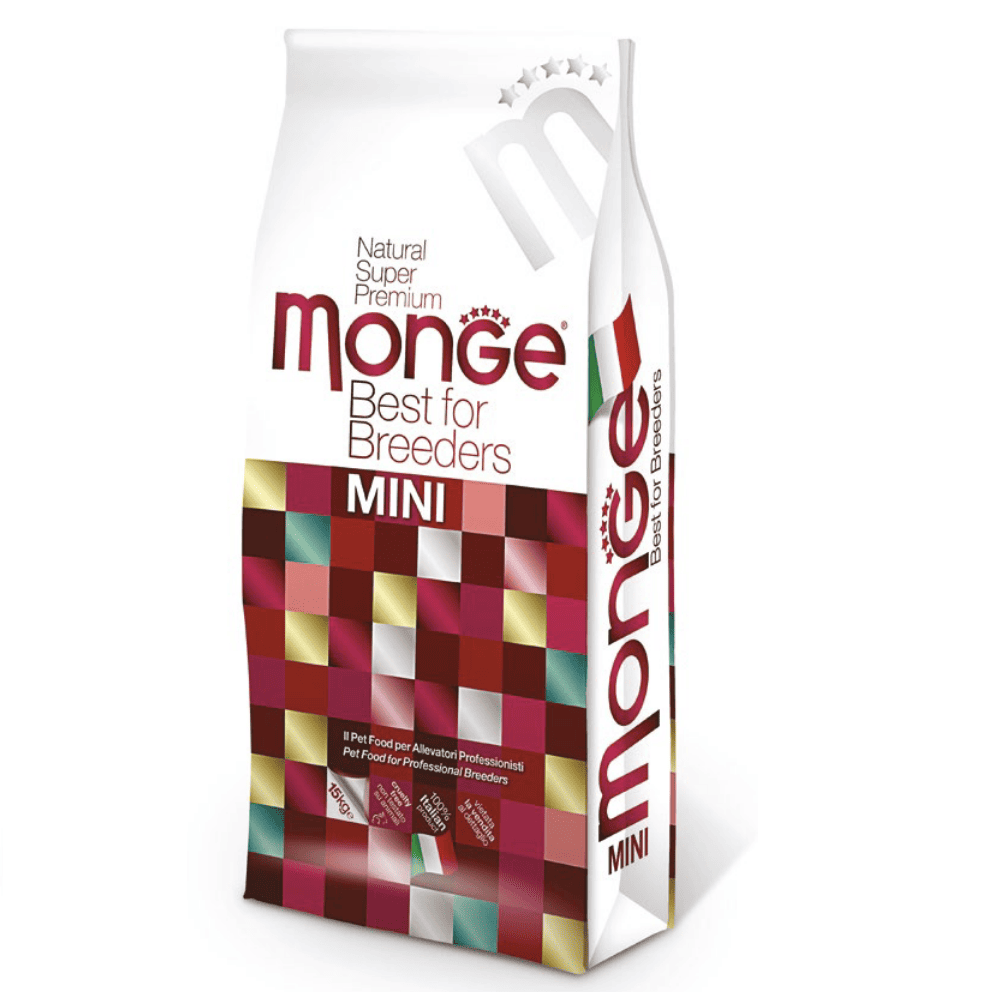 MONGE Natural Super Premium Mini Adult, Bogat in Pui 15 kg | Hrana Uscata Superpremium pentru Caini Adulti de Talie Mica | Vitalitate si Digestie Optima