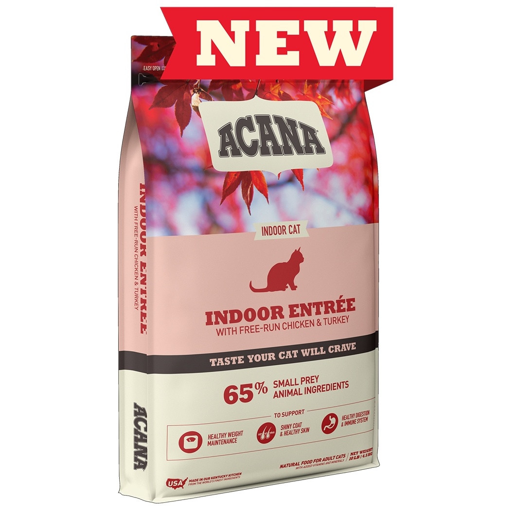 Acana Indoor Entree, Hrana Uscata Pisici 4.5 kg