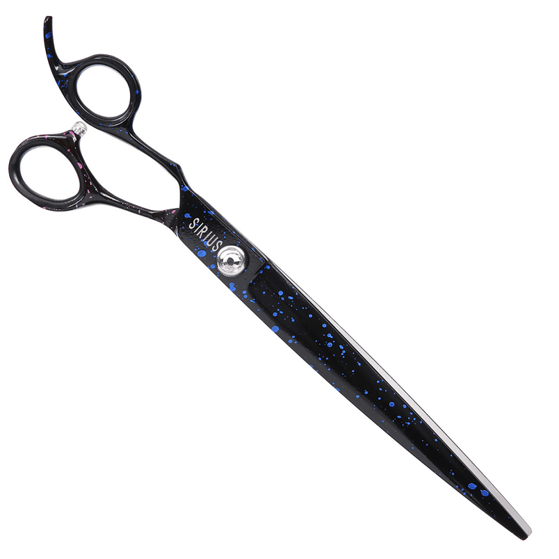 GROOM PROFESSIONAL Sirius 8,5" Left Handed Curved Scissor | Foarfecă Profesională Curbă 20,5 cm pentru Stângaci, Grooming Câini și Pisici