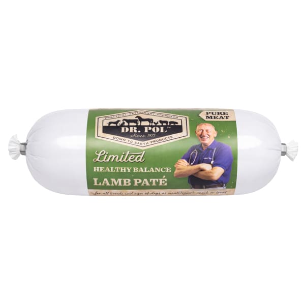 DR. POL Dog Pate cu Pui si Miel 650 g | Hrana Umeda Complementara fara Cereale cu 90% Carne pentru Caini