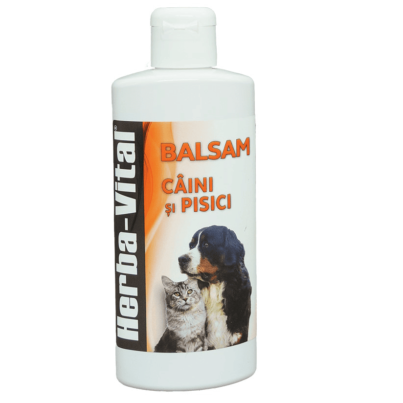 PROMEDIVET Herba Vital Balsam pentru Caini si Pisici, 200 ml - Balsam Hidratant cu Extracte de Plante pentru Hranirea si Intretinerea Blanii