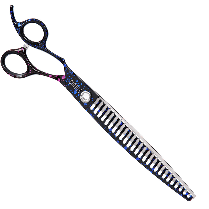 GROOM PROFESSIONAL Sirius 8" Left Handed Chunker 26 Teeth | Foarfecă Profesională Chunker 20 cm si 26 Dinti pentru Stângaci, Grooming Câini și Pisici