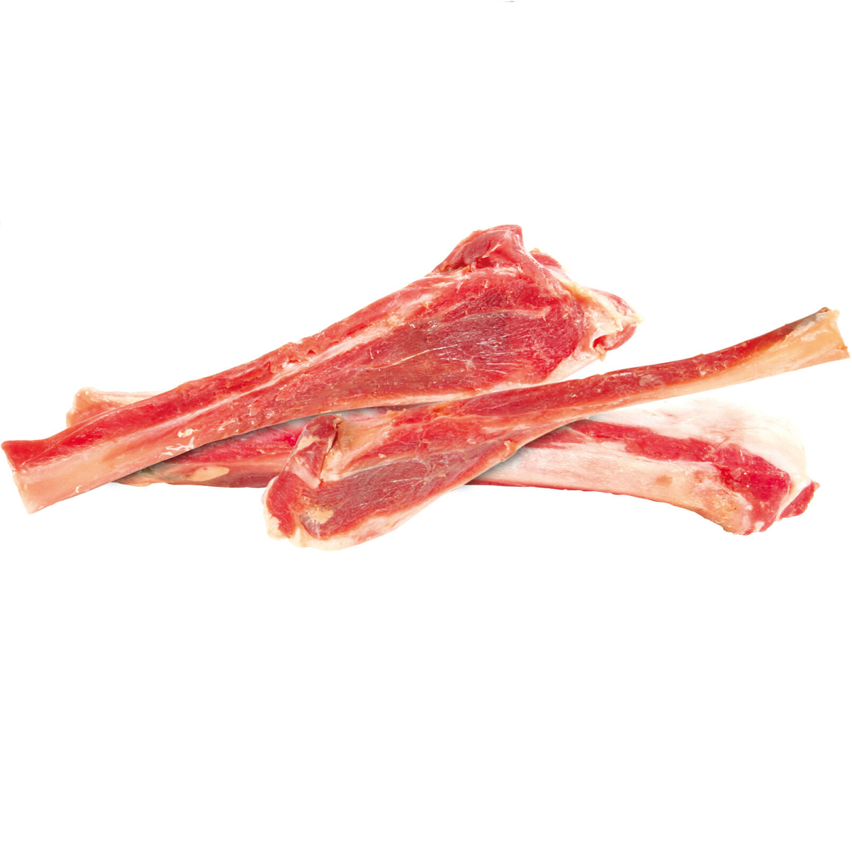 Recompensa Naturala Pentru Caini, Oase de Porc cu Carne, in Ambalaj Vidat 17cm | 3buc