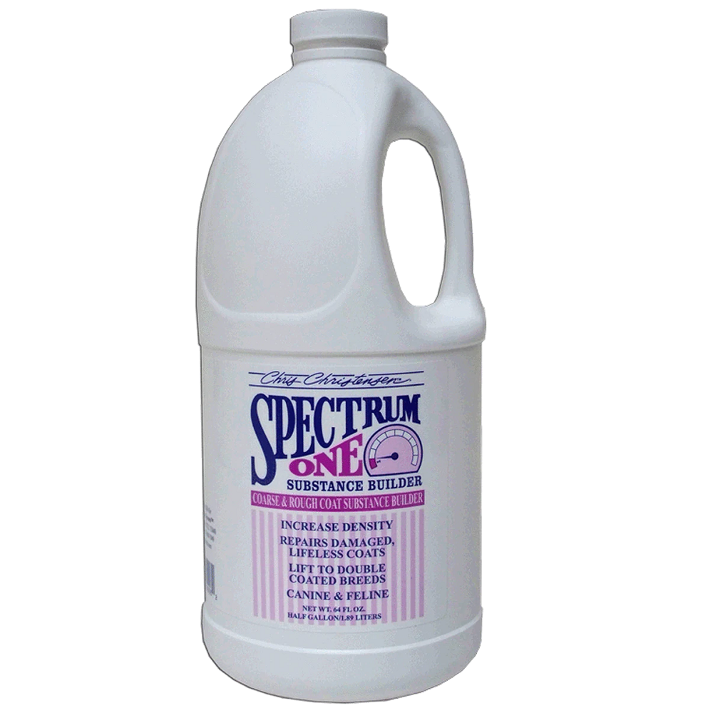 CHRIS CHRISTENSEN Spectrum One Substance Builder, Balsam Volumizator, Ideal Pentru Caini cu Par Aspru | Sarmos, 1.89L