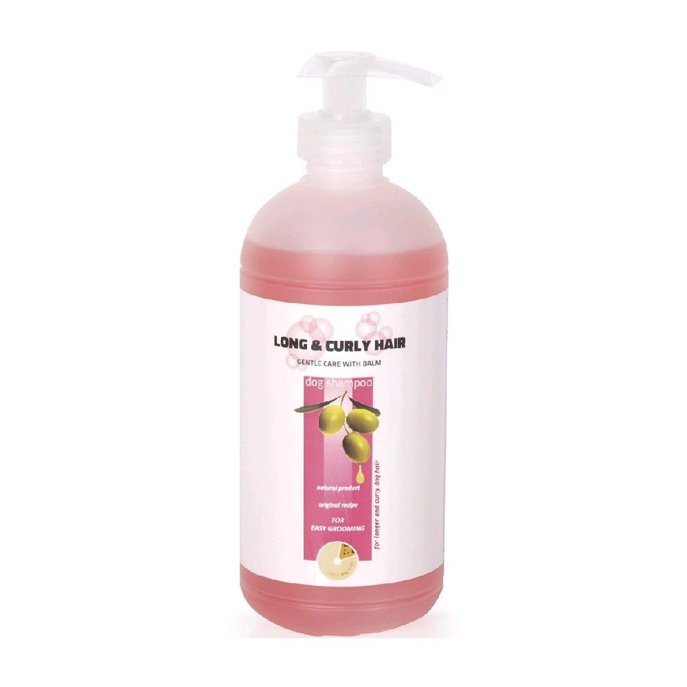 PRO SALON Sampon Profesional 2 in 1 cu Balsam, Pentru Caini cu Par Lung, Carliontat 500ml