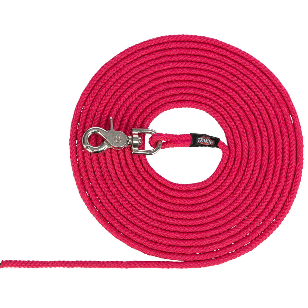 Lesa TRACKING Pentru Caini, Fara Maner, Cordelina Roz, 10m | Diametru 6mm