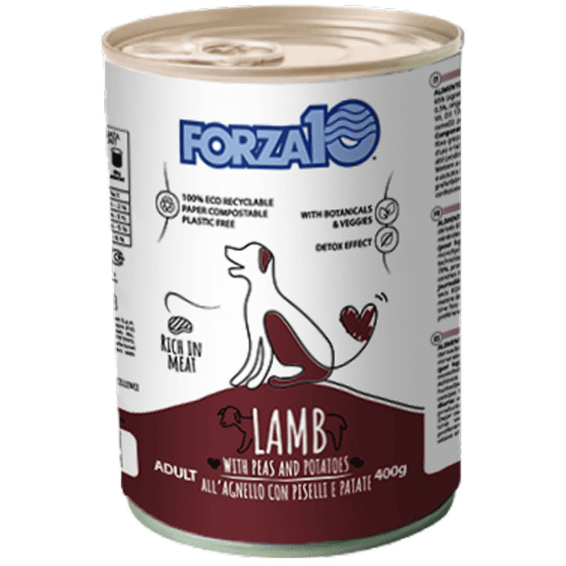 FORZA 10 Maintenance cu Miel si Mazare, 400 g – Hrana Umeda Completa pentru Caini Adulti
