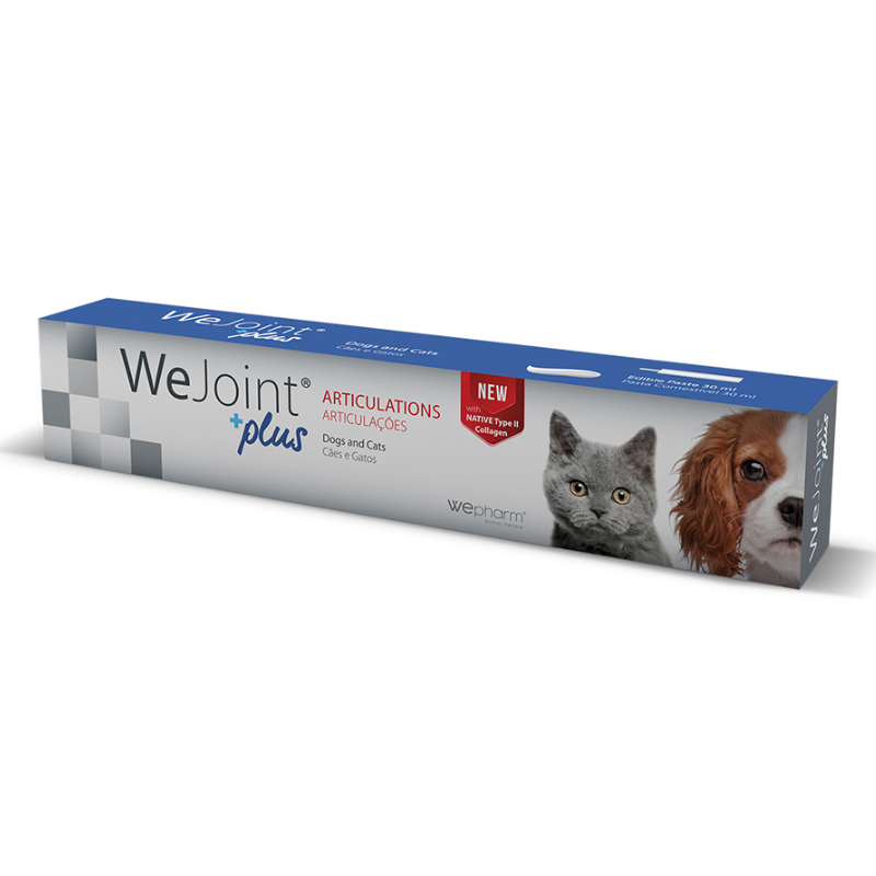 WePHARM WeJoint Plus Pasta 30 ml – Supliment Articular cu Colagen Nativ Tip II pentru Caini si Pisici