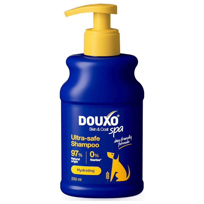 DOUXO SPA Ultra-Safe Dog Hydrating Oatmeal Shampoo 250 ml | Sampon Hidratant cu Ovaz Coloidal pentru Caini cu Piele Sensibila | Curatare Delicata, Hidratare si Blana Moale Matasoasa
