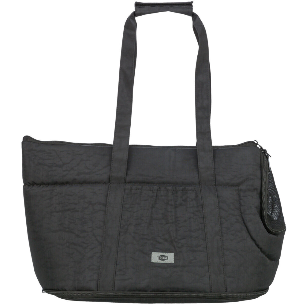 Trixie Geanta de Transport RIVA pentru Caini si Pisici, 26x30x45 cm, max. 7 kg, Negru Antracit – Confort si Eleganta in Deplasare