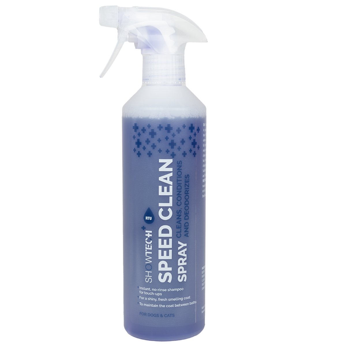 SHOWTECH+ Speed Clean Spray 500 ml | Sampon pentru Curatarea Blanii fara Apa la Caini si Pisici