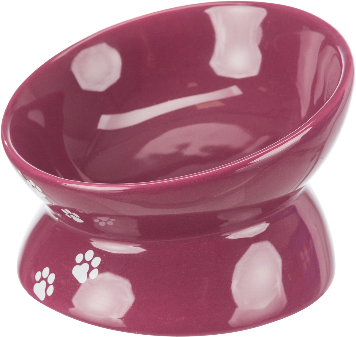 Castron Ceramic Visiniu Pentru Pisici 150ml