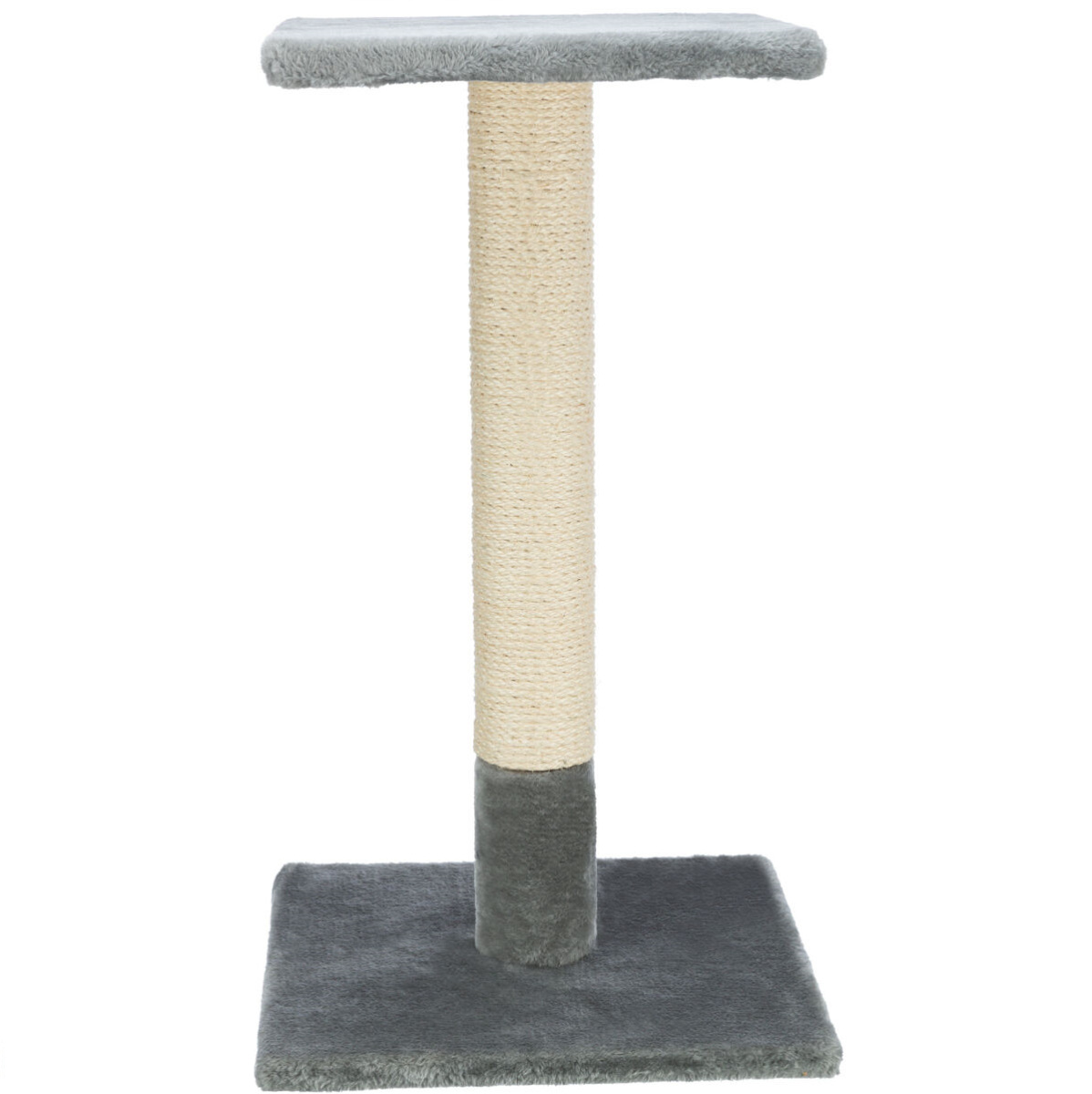 BAENA Sisal Vertical, cu Platforma, Pentru Pisici, Plus Gri Deschis, 38x38cm | Inaltime 69cm